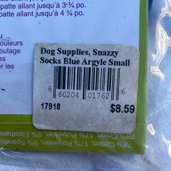 NEW 2 pairs dog socks Blue and Green for Stylish Comfort - Picture 2 of 12